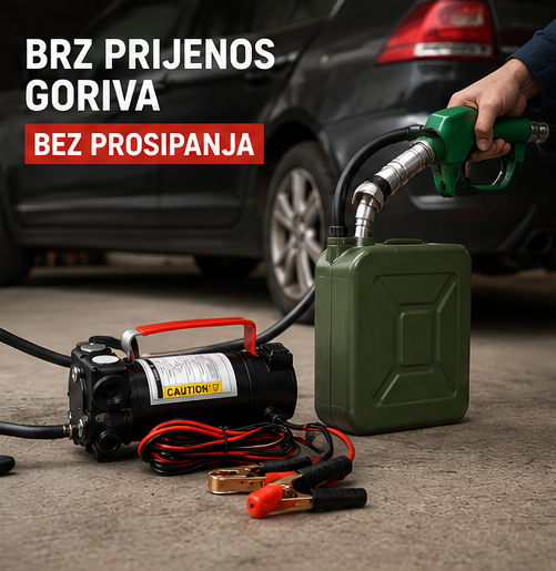 Turbo Pumpa 12/24V – ZA PRETAKANJE TEČNOSTI
