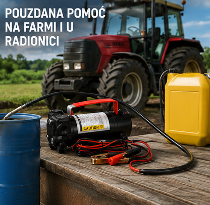 Turbo Pumpa 12/24V – ZA PRETAKANJE TEČNOSTI