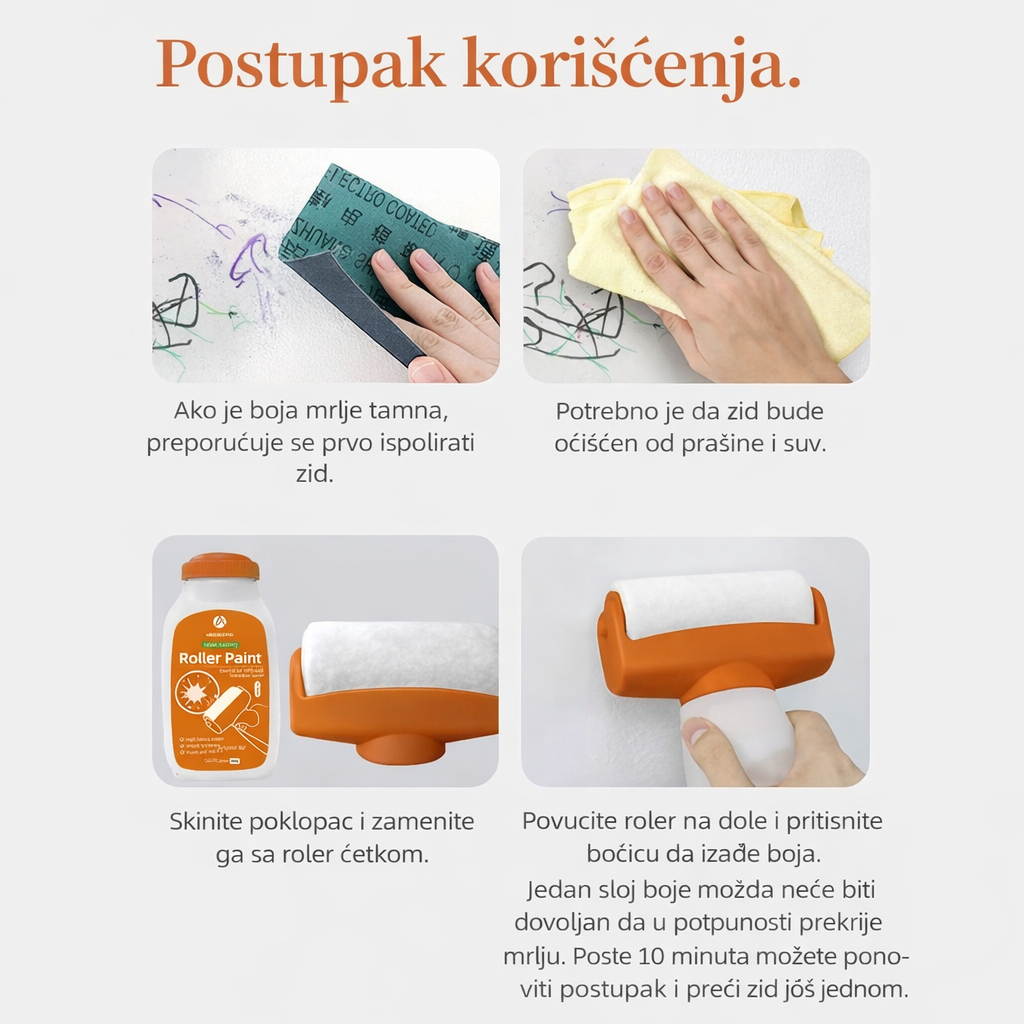 Valjak za Brzu Popravku Oštećenih Zidova
