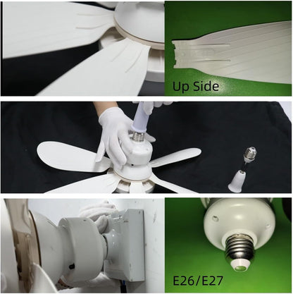 LED Luster Ventilator 100W