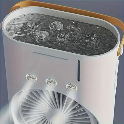 Dupli LED Mini Ventilator sa Efektom Magle