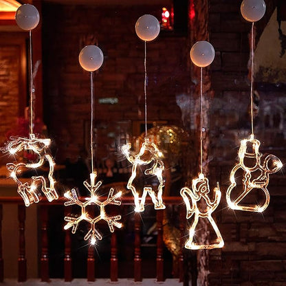 Novogodišnji Ukrasi za Prozore (3 Kom)