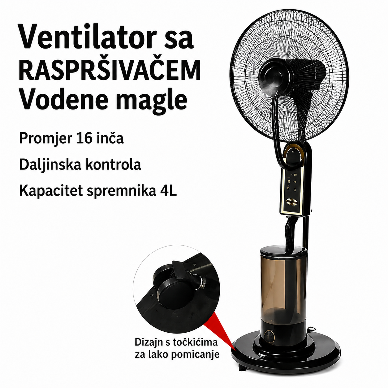 Ventilator sa Vodenom Maglom