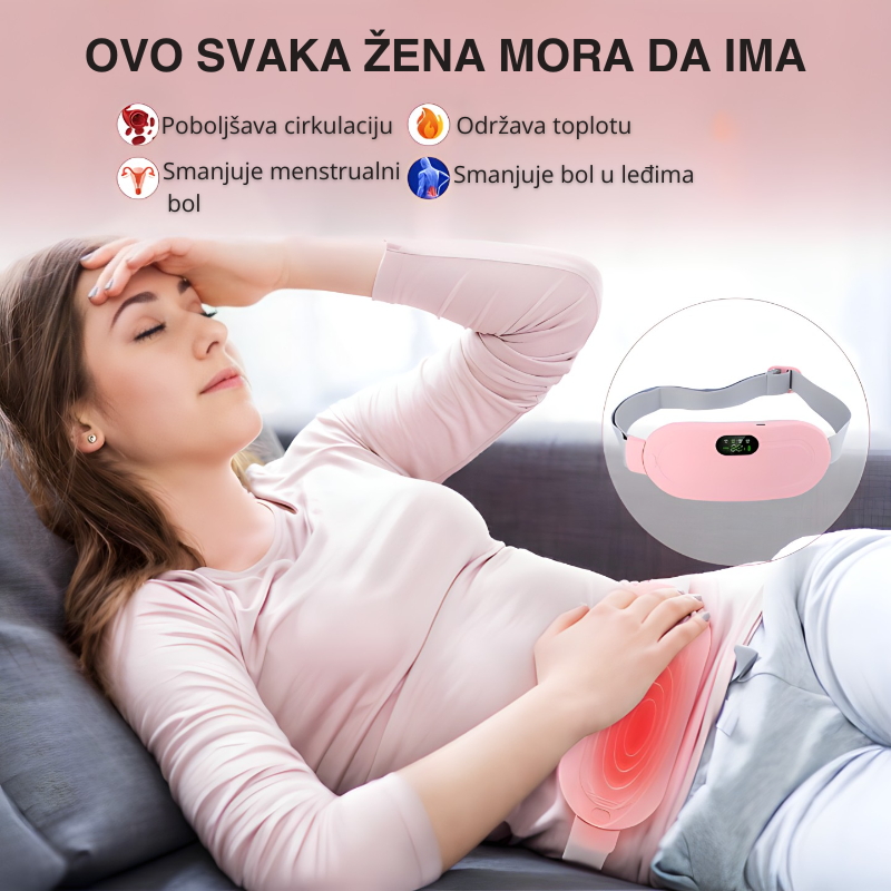 Pojas – Grijač za Ublažavanje Menstrualnih Bolova