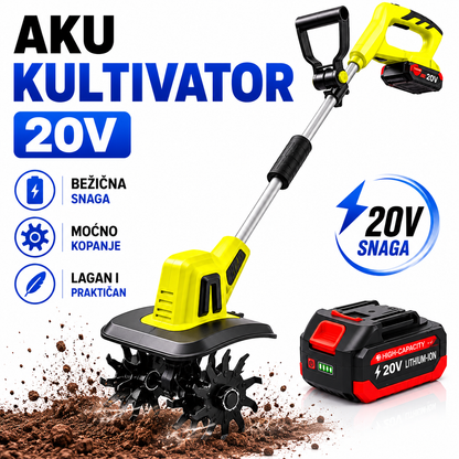 Aku Kultivator 20V