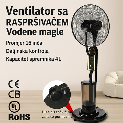 Ventilator sa Vodenom Maglom