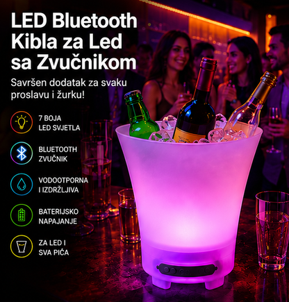 Premium LED Bluetooth Kibla za Led sa Zvučnikom 8l