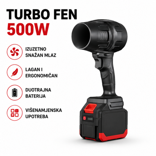 Aku Turbo Fen + DVIJE Baterije Gratis