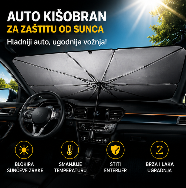 Auto Kišobran za Zaštitu od Sunca