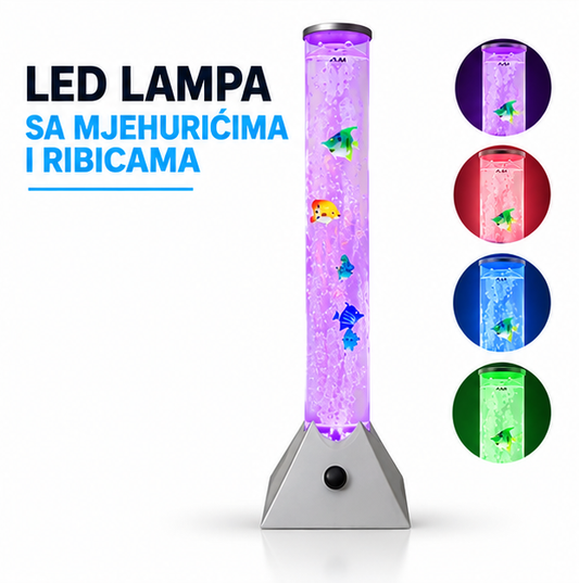 LED Lampa sa Plutajućim Ribicama