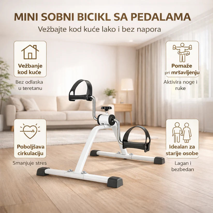 Mini Sobni Bicikl za Ruke i Noge