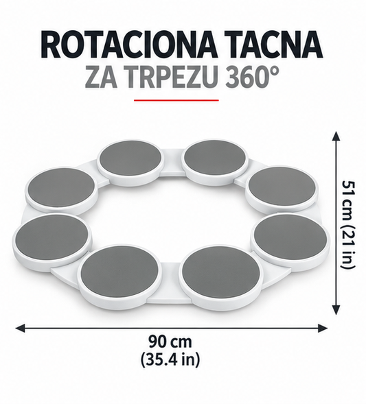 Rotaciona Tacna za Trpezu (360°)