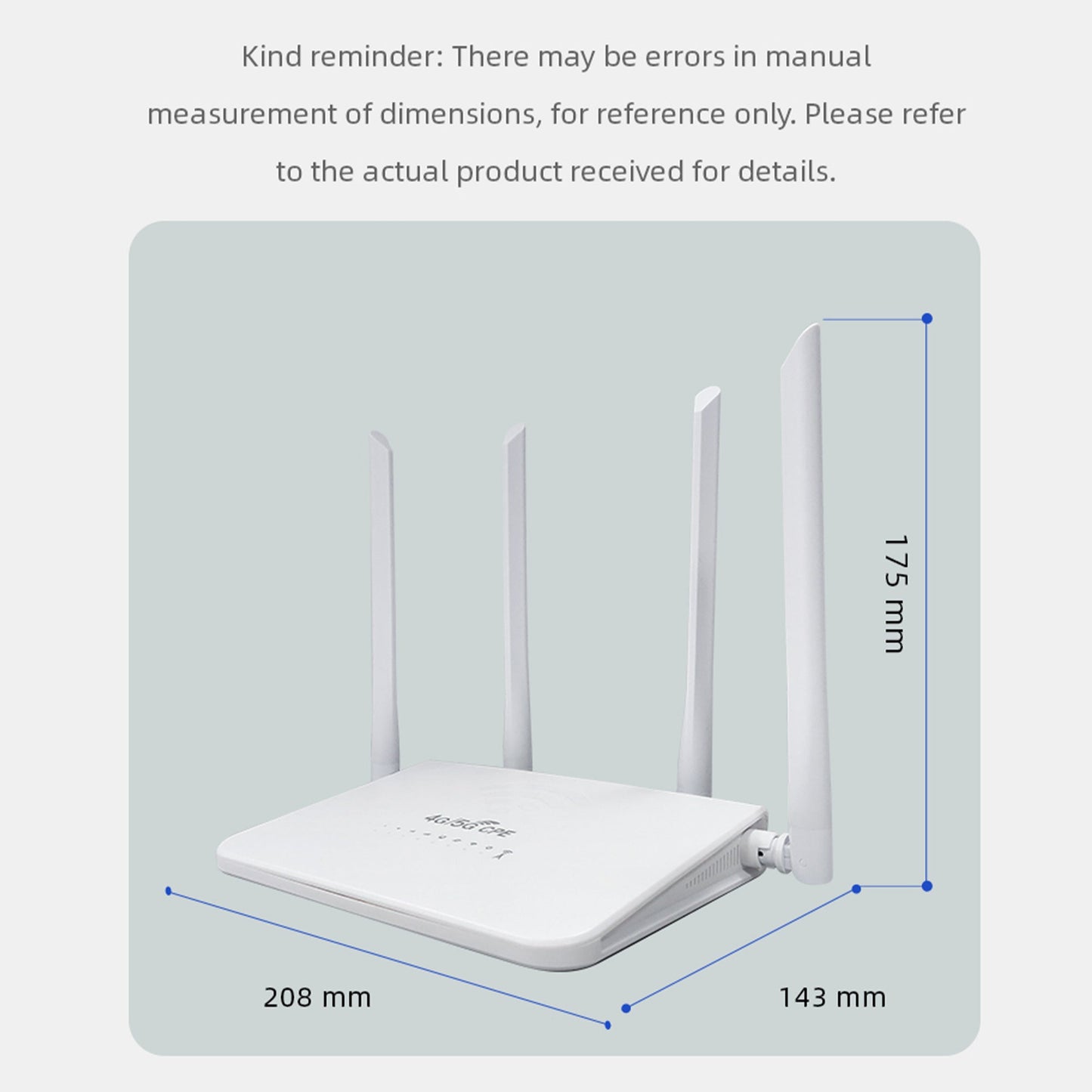 4G/5G WiFi Ruter sa 4 Antene