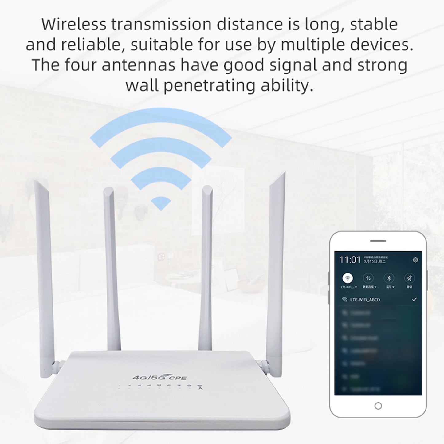4G/5G WiFi Ruter sa 4 Antene