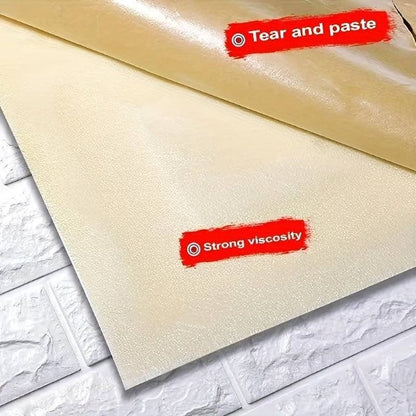 Samolepljive tapete sa 3D motivom cigle (0,65m2, 5 kom)