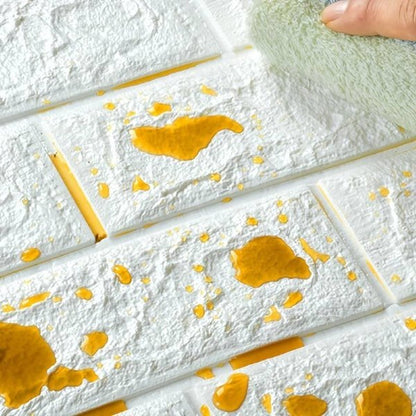 Samolepljive tapete sa 3D motivom cigle (0,65m2, 5 kom)