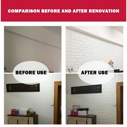 Samolepljive tapete sa 3D motivom cigle (0,65m2, 5 kom)