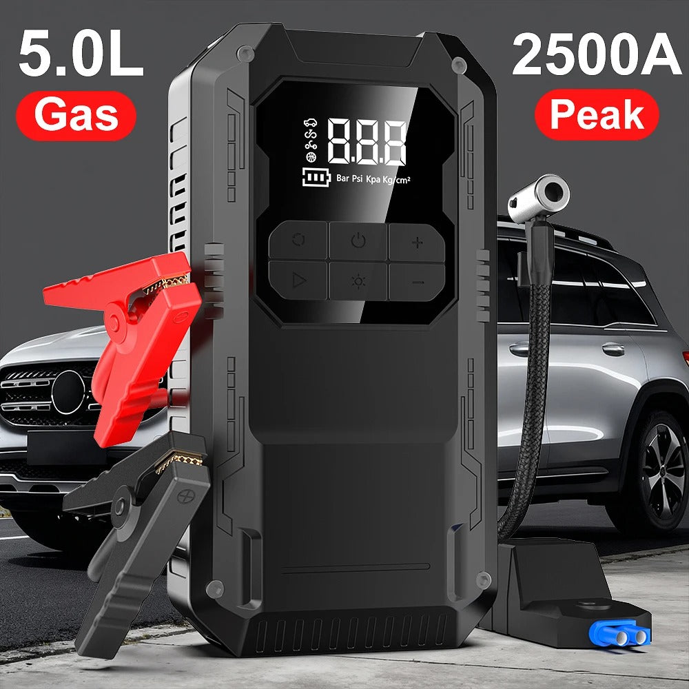 POWERMAX 2500A–Starter+Kompresor+Power Bank+Lampa