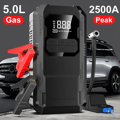 POWERMAX 2500A–Starter+Kompresor+Power Bank+Lampa