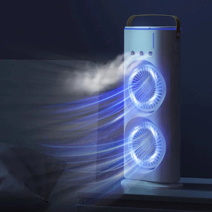 Dupli LED Mini Ventilator sa Efektom Magle