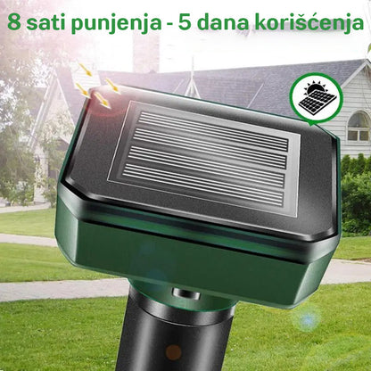 Solarni rastjerivač krtica i štetočina (1+1 GRATIS)