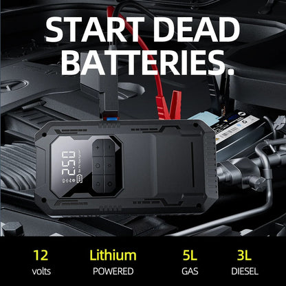 POWERMAX 2500A–Starter+Kompresor+Power Bank+Lampa