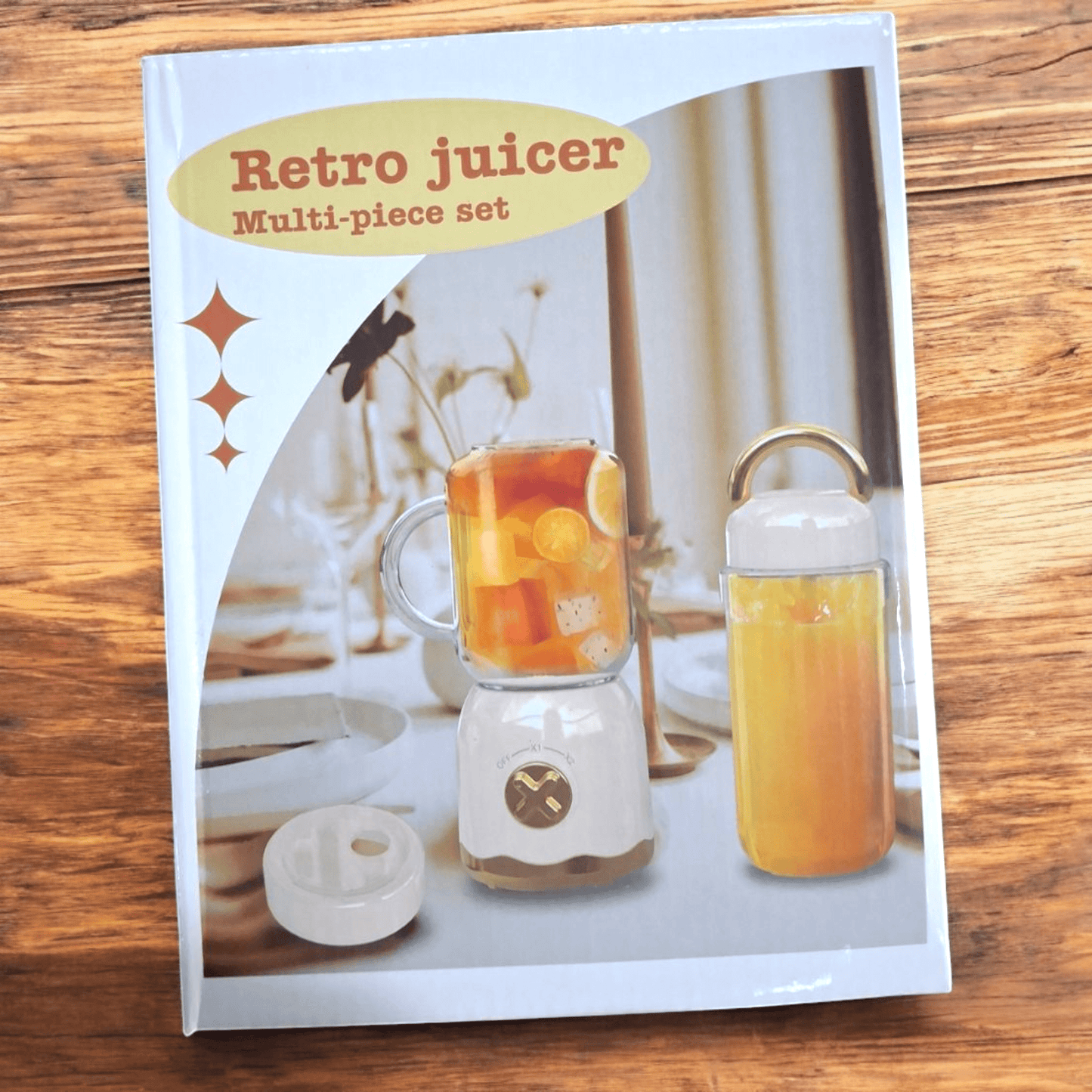 Retro Blender-Sokovnik sa Dvije Boce