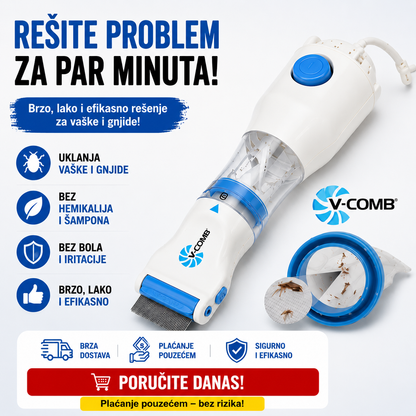 Električni Češalj i Usisivač za Vaške